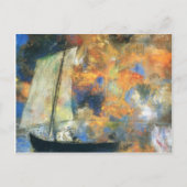 Odilon Redon - Blume Wolken Postkarte (Vorderseite)