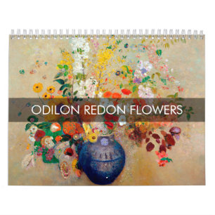 Odilon Redon Blumen Kalender