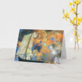 Odilon Redon- Blumen-Wolken Karte (Gelbe Blume)