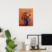 Odilon Redon - Blumenstrauß Poster (Heimbüro)