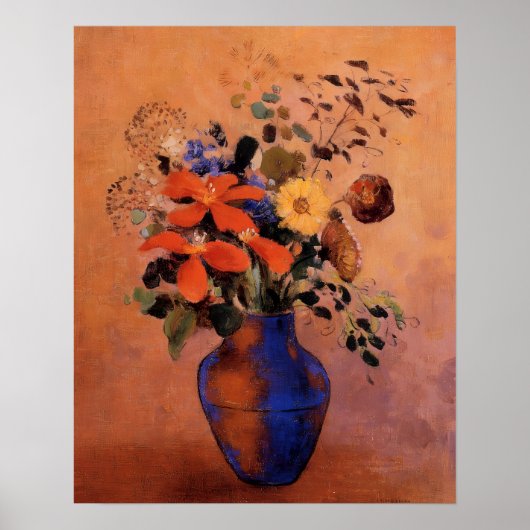 Odilon Redon - Blumenstrauß Poster (Vorne)