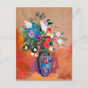 Odilon Redon - Bouquet der Blume, Postkarte