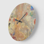 Odilon Redon Buddha in seiner Jugend CC0028 Zeitlo Große Wanduhr (Winkel)