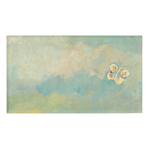 Odilon Redon Butterfys Vintage Symbolismus Kunst Namenschild