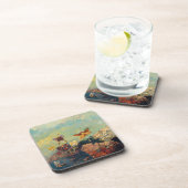 Odilon Redon Butterfys Vintage Symbolismus Kunst Untersetzer (Rechte Seite)