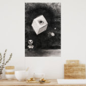 Odilon Redon, Der Würfel, 1880  Poster (Küche)