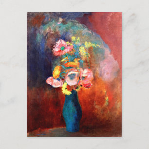 Odilon Redon - Ethereal Vase der Blume Postkarte