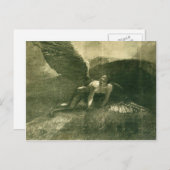 Odilon Redon-Fallen Angel Postkarte (Vorne/Hinten)