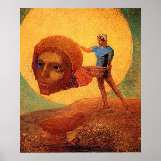 Odilon Redon - Figur, berühmtes Gemälde, Poster (Vorne)
