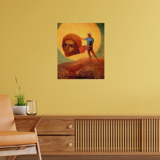 Odilon Redon - Figur, berühmtes Gemälde, Poster (Wohnzimmer 2)