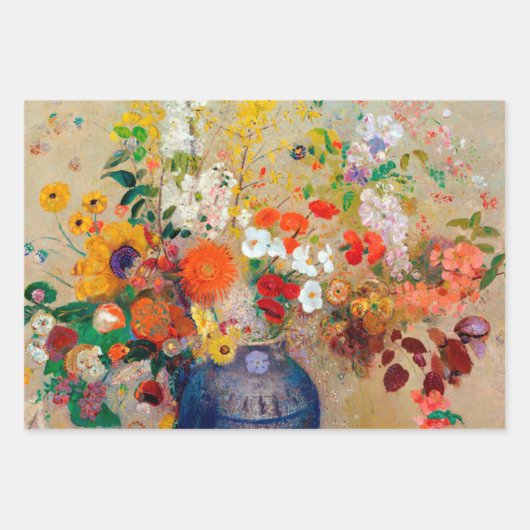 Odilon Redon, Floral Geschenkpapier Set (Vorderseite)