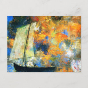 Odilon Redon - Flower Clouds Postkarte