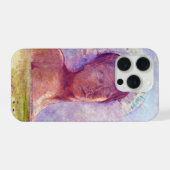 Odilon Redon, geschlossene Augen 1889 iPhone Hülle (Rückseite (Horizontal))