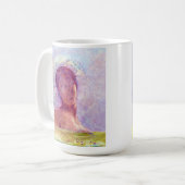 Odilon Redon, geschlossene Augen 1889 Kaffeetasse (Vorderseite Links)