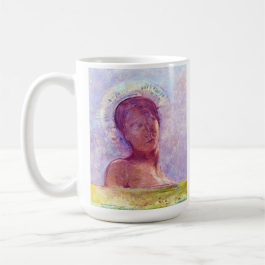Odilon Redon, geschlossene Augen 1889 Kaffeetasse (Links)