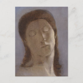 Odilon Redon - Geschlossene Augen, 1890 CC0279 Pos Postkarte