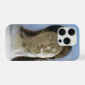 Odilon Redon, geschlossene Augen 1890 iPhone Hülle (Rückseite (Horizontal))