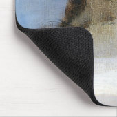 Odilon Redon, geschlossene Augen 1890  Mousepad (Ecke)