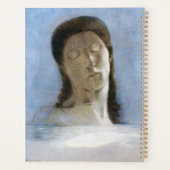 Odilon Redon, geschlossene Augen 1890 Planer (Rückseite)