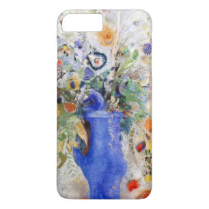 Odilon Redon - Grosses Bouquet in Pastel Blue Vase Case-Mate iPhone Hülle