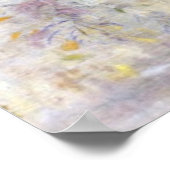 Odilon Redon - Grosses Bouquet in Pastel Blue Vase Poster (Ecke)