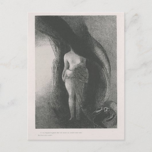 Odilon Redon - Ich bin immer noch die große Isis Postkarte (Vorderseite)