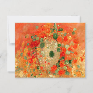 Odilon Redon - Kapuzinerkresse, Karte