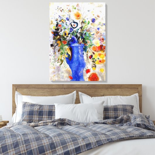 Odilon Redon - Large Bouquet Leinwanddruck (Insitu (Schlafzimmer))