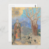 Odilon Redon: Le Bouddha, der Buddha Postkarte (Vorne/Hinten)