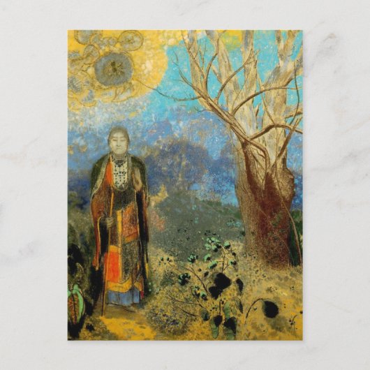 Odilon Redon - Le Bouddha Postkarte (Vorderseite)