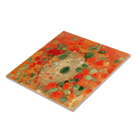 Odilon Redon - Nasturtien Fliese (Seite)