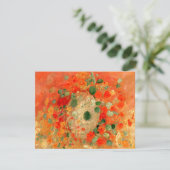 Odilon Redon - Nasturtien, Karte (Stehend Vorderseite)
