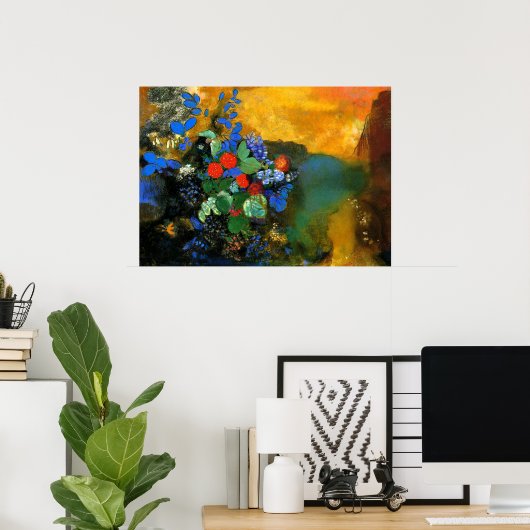 Odilon Redon - Ophelia Poster (Heimbüro)