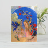 Odilon Redon - Profil unter einem Pfeil Karte (Stehend Vorderseite)