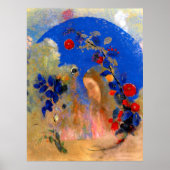 Odilon Redon - Profil unter einem Pfeil Poster (Vorne)