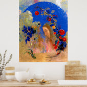 Odilon Redon - Profil unter einem Pfeil Poster (Küche)