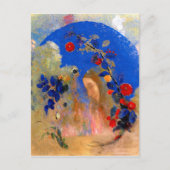 Odilon Redon - Profil unter einem Pfeil Postkarte (Vorderseite)