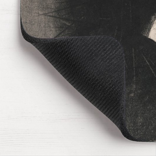 Odilon Redon. Rüstung. Dunkle Frau Gesicht. Symbol Mousepad (Ecke)