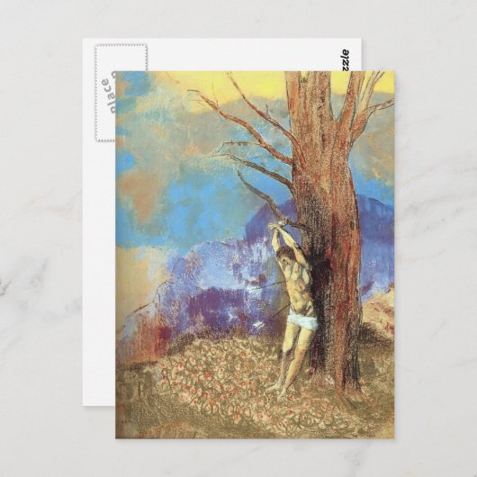Odilon Redon - Saint Sebastian Postkarte (Vorne/Hinten)