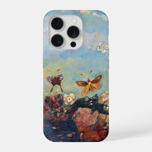 Odilon Redon, Schmetterlinge,1910 iPhone Hülle (Rückseite)