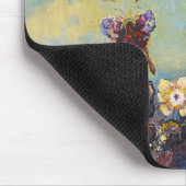 Odilon Redon, Schmetterlinge,1910 Mousepad (Ecke)