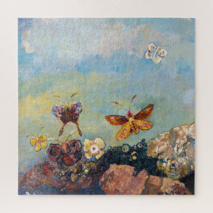 Odilon Redon, Schmetterlinge, 1910 Puzzle