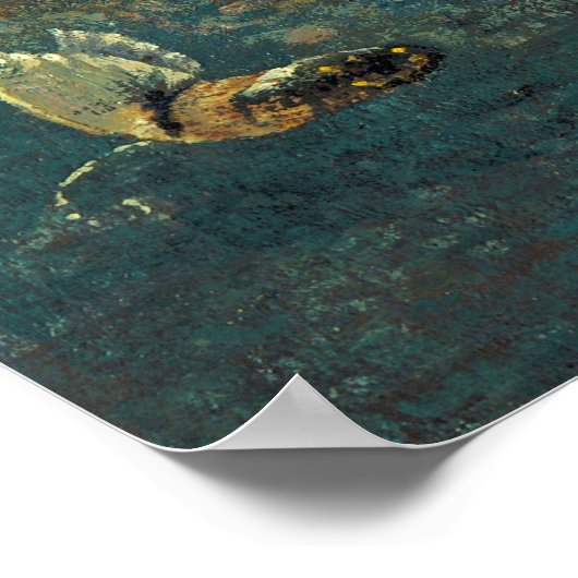 Odilon Redon - Schmetterlinge Poster (Ecke)