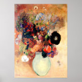 Odilon Redon - Schwarzer Klatschmohn Poster (Vorne)