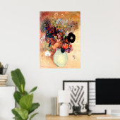 Odilon Redon - Schwarzer Klatschmohn Poster (Heimbüro)
