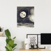 Odilon Redon, Seltsame Blume Poster (Heimbüro)
