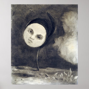 Odilon Redon, Seltsame Blume Poster