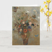 Odilon Redon, Stillleben w. Blume, Muttertag Karte (Gelbe Blume)