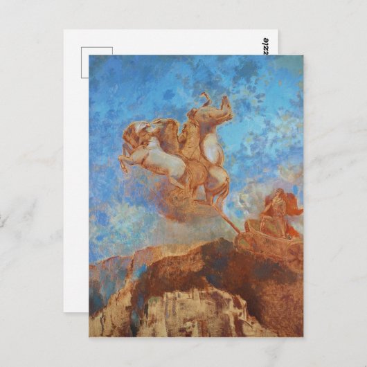 Odilon Redon The Chariot von Apollo Poster Postkarte (Vorne/Hinten)