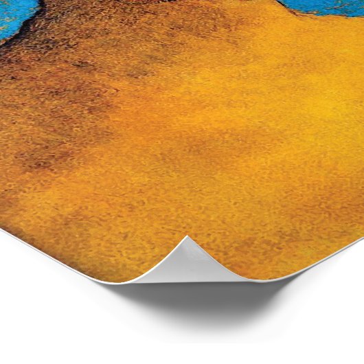 Odilon Redon The Crown - Kunstsymbolismus Poster (Ecke)